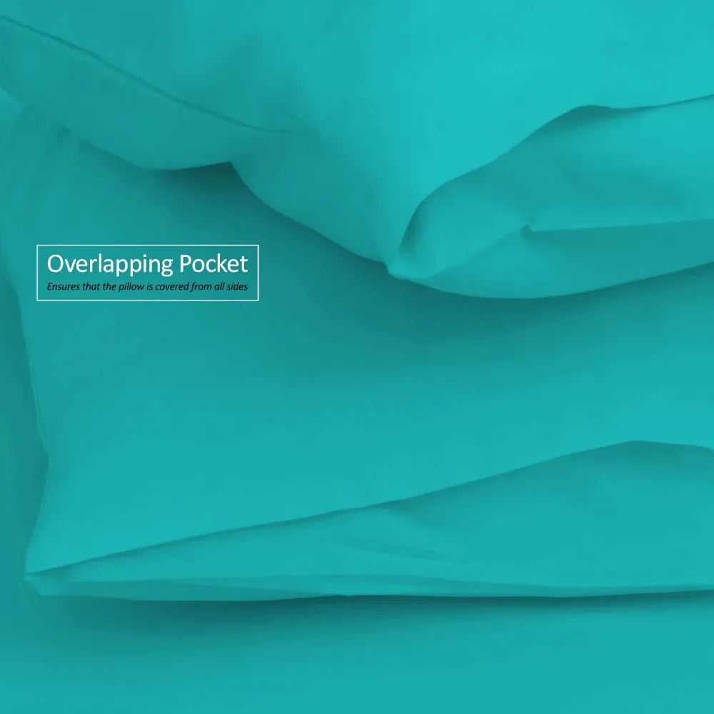 Extra Deep Pocket Teal 6 Piece Bed Sheet Set