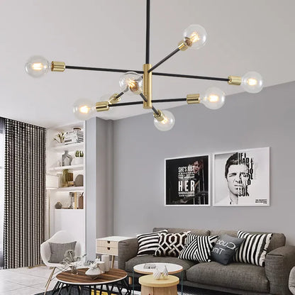 Modern Nordic Black LED Chandeliers