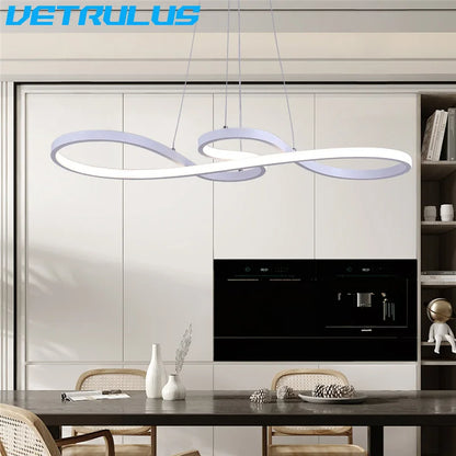 Modern Cord Pendant LED Chandelier Fixture