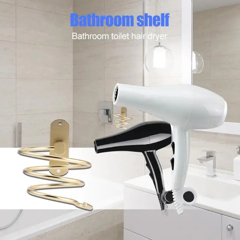 Wall Mounted Hair Dryer Holder