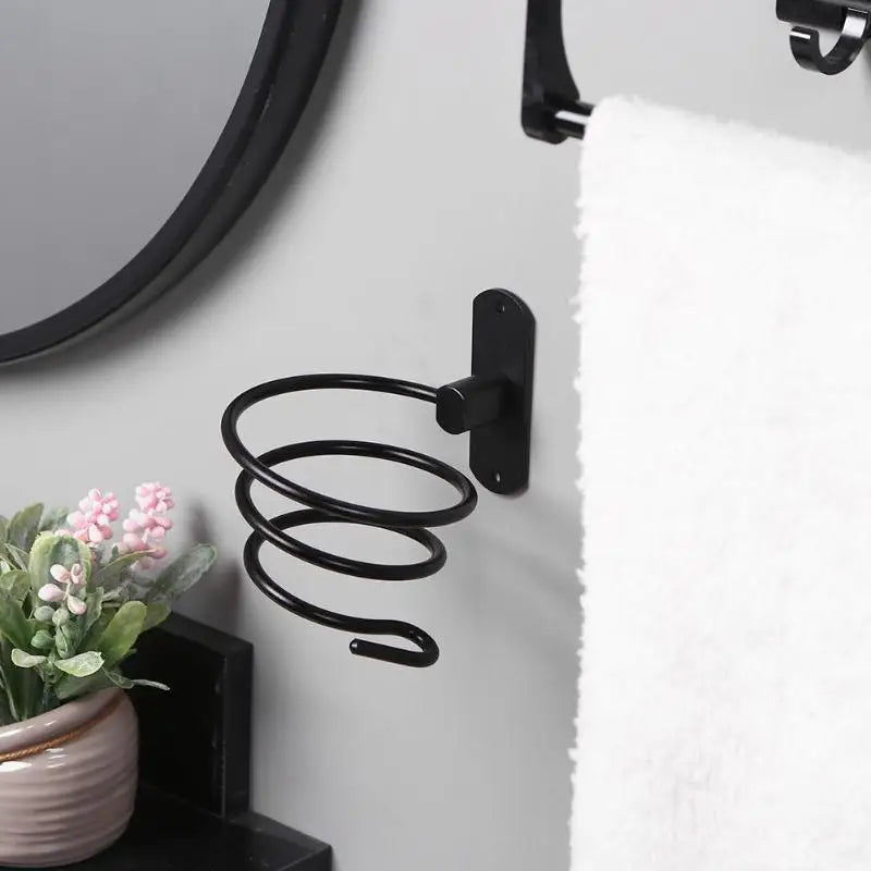 Wall Mounted Hair Dryer Holder