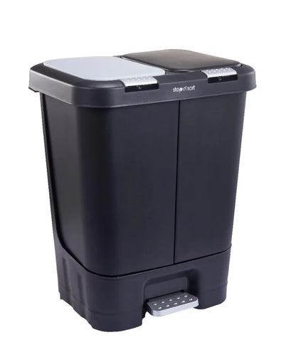 2 Compartment Trash & Recycling Bin