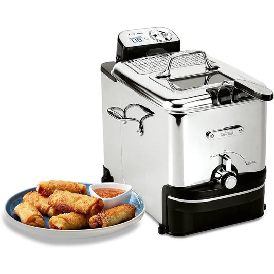 Electrics Stainless Steel Deep Fryer With Basket