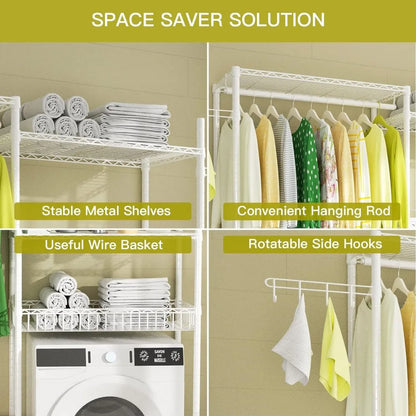 Over the Washer and Dryer Storage Shelf