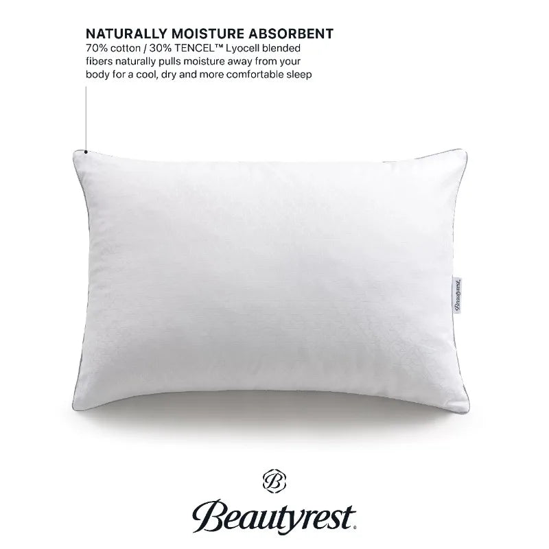 2 Pack Natural Comfort Bed Pillow