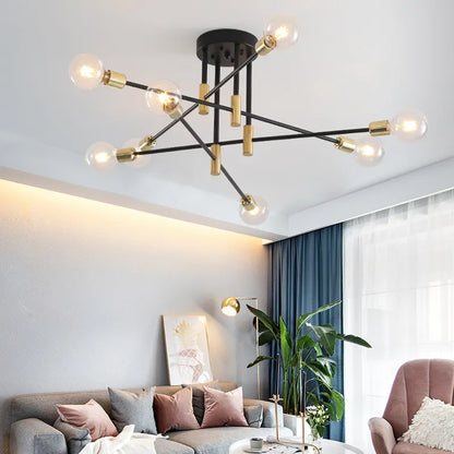 Modern Nordic Black LED Chandeliers