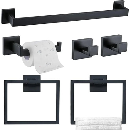 6-Piece Bathroom Towel Bar Sets