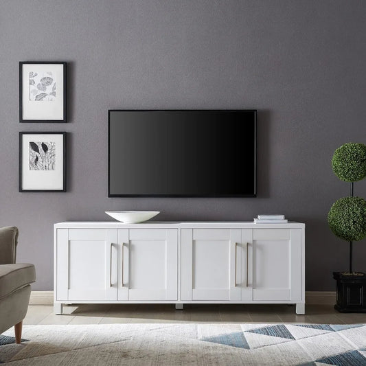 White TV cabinet for up to 80 in