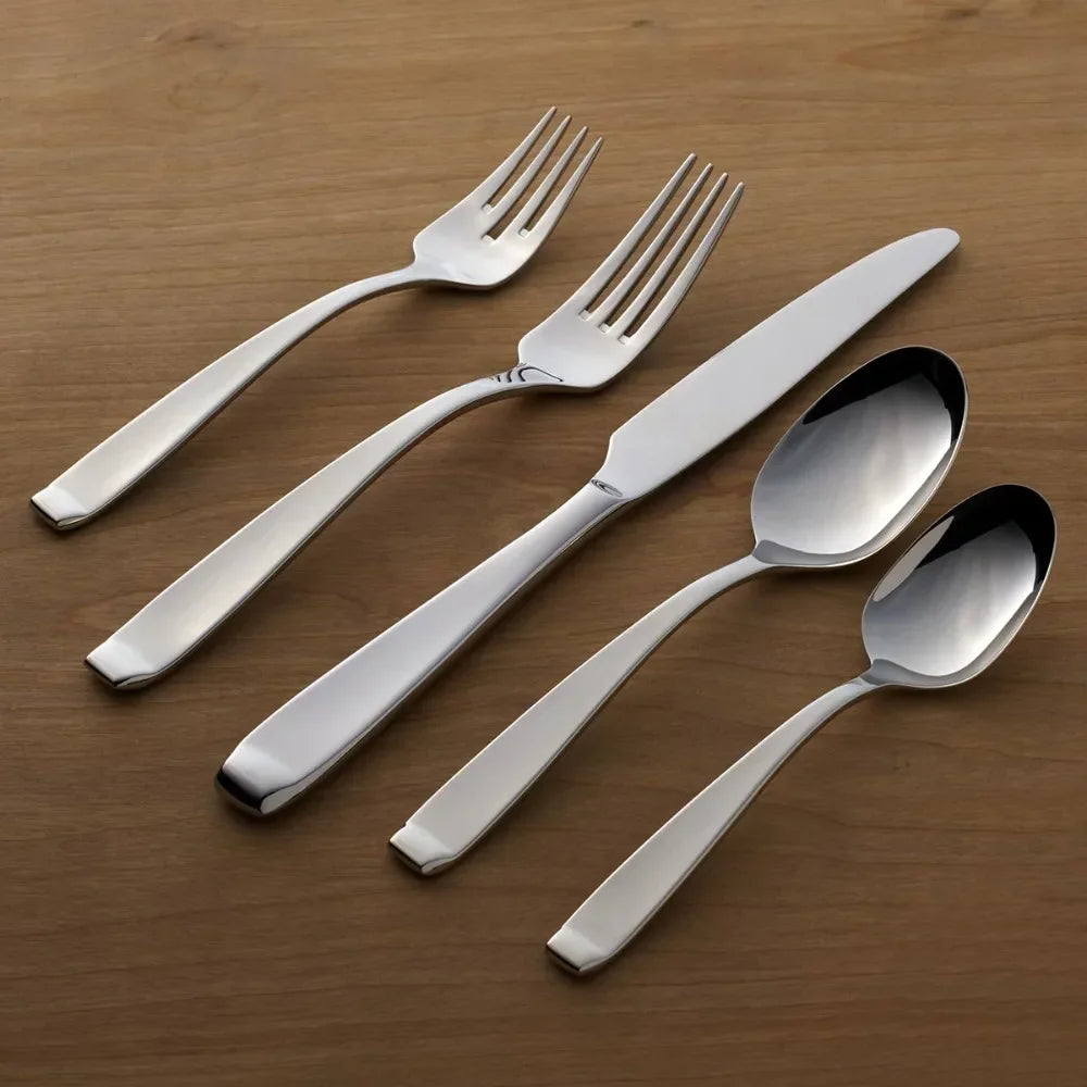 20-Piece Stainless-Steel Silverware Set