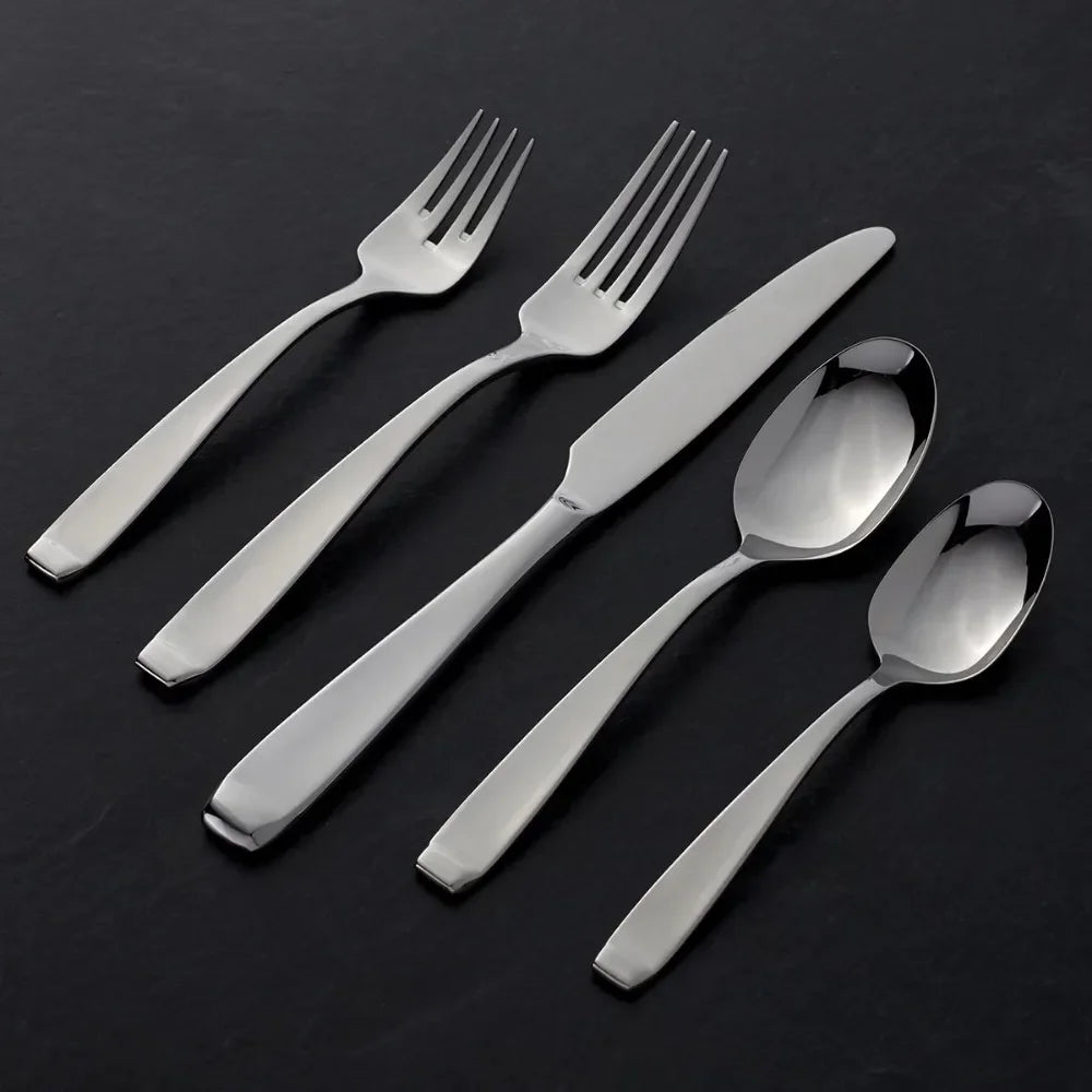 20-Piece Stainless-Steel Silverware Set