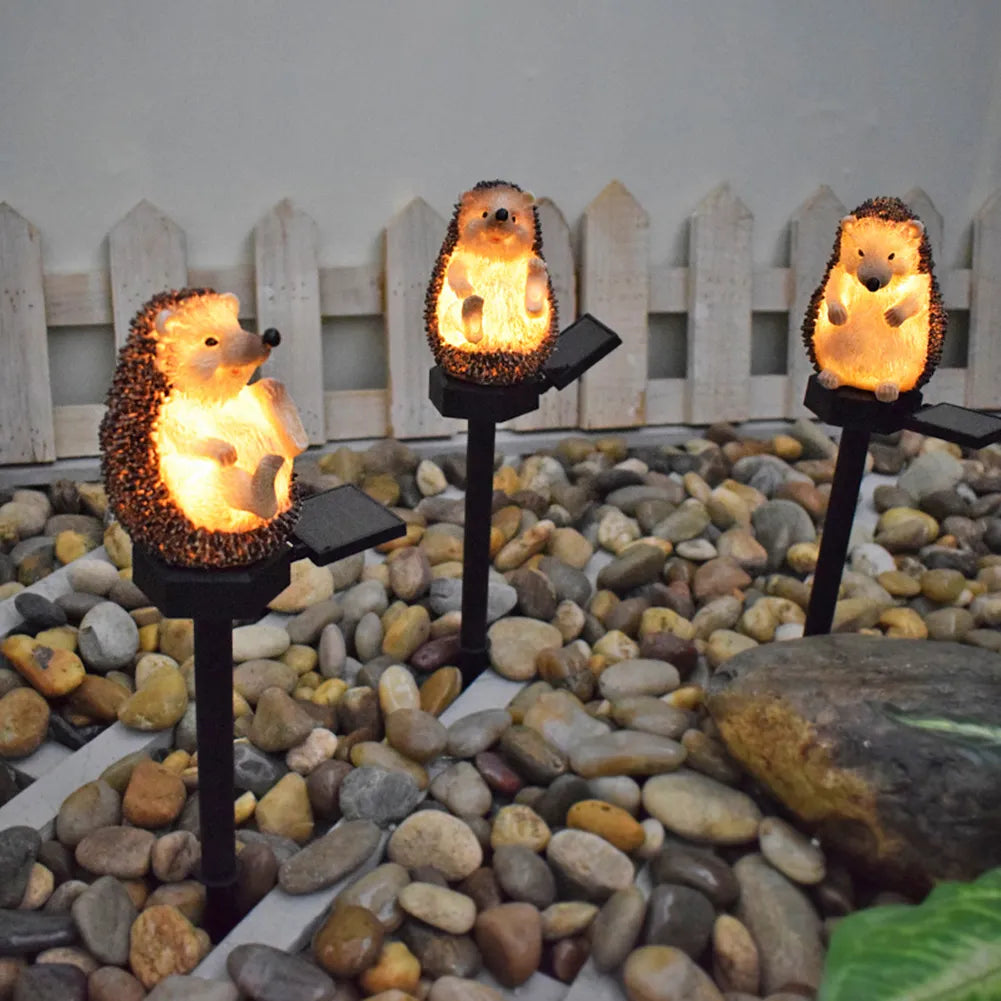 Resin Solar Garden Lawn Lights