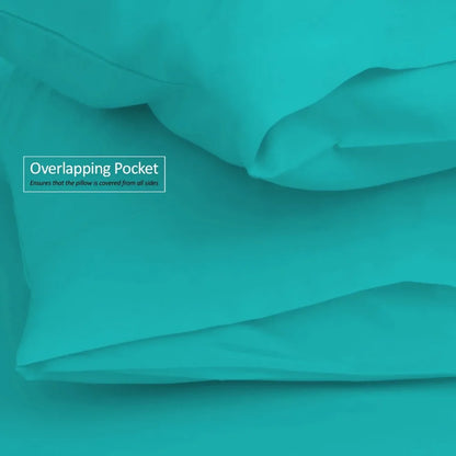 Extra Deep Pocket Teal  6 Piece Bed Sheet Set